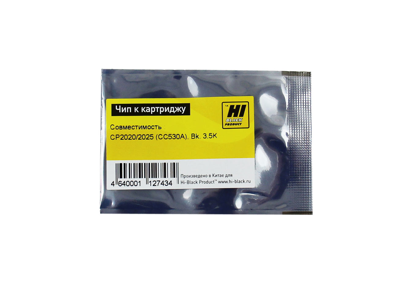 Чип Hi-Black к картриджу HP CLJ CP2020/2025/Canon 718 (CC530A), Bk, 3,5K