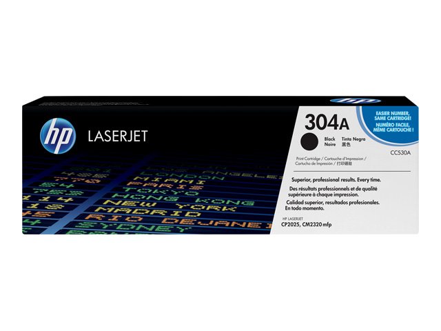 Картридж 304А для HP CLJ CP2025/CM2320, 3,5К (O) чёрный CC530A
