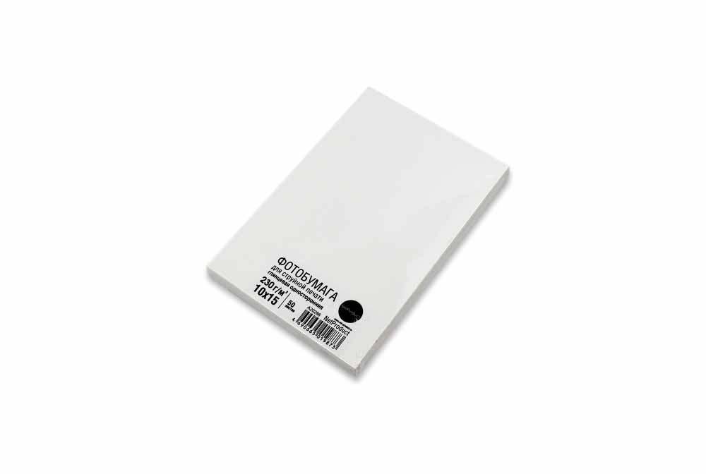 Фотобумага NetProduct глянцевая односторонняя, 10x15 см, 230 г/м2, 50 л.