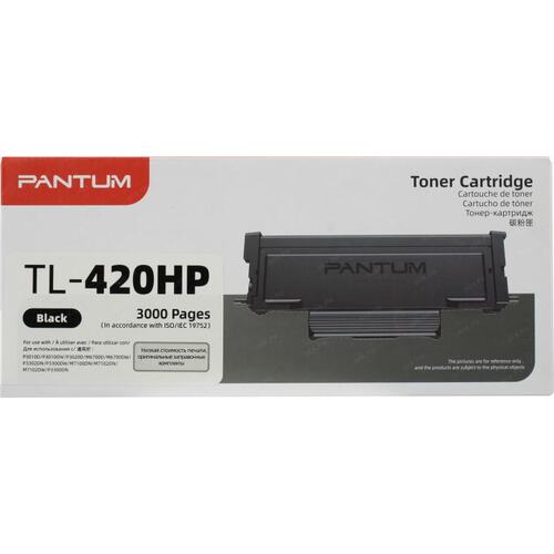 Тонер Pantum Toner cartridge TL-420HP (аналог TL-420H) for P3010D/P3010DW/P3300DN/P3300DW/М6700D/М6700DW/M6800FDW /M7100DN/M7102DN/М7100DW/M7200FD /M7200FDN/M7200FDW /M7300FDN/M7300FDW (3000 pages)